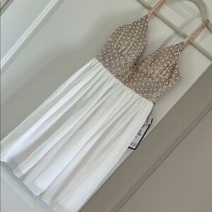 Elegant Beaded cocktail Dress NWT